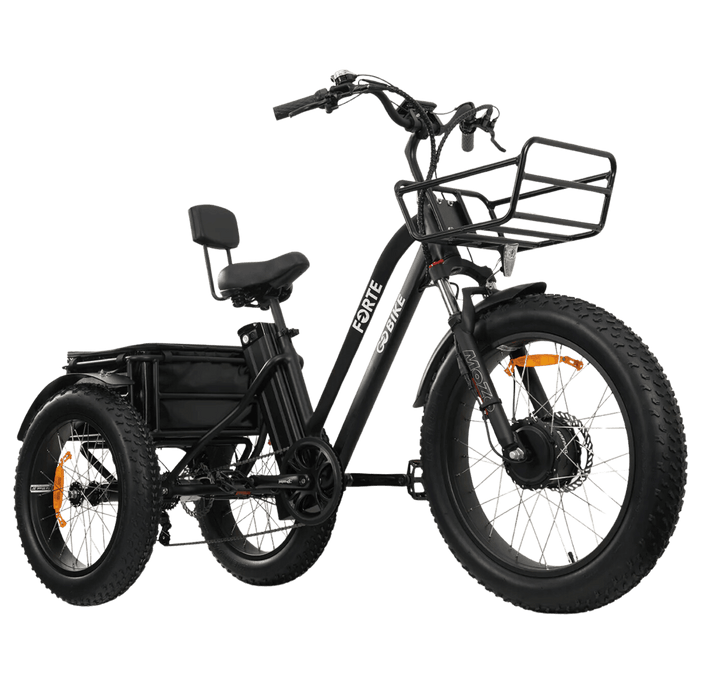 GOBike FORTE Electric All-Terrain Tricycle Electric Tricycle ComfyGo Black  