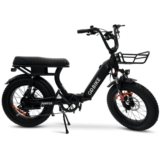 GOBike JUNTOS Foldable Step Through Lightweight Electric Bike Electric Bicycles ComfyGo Black  