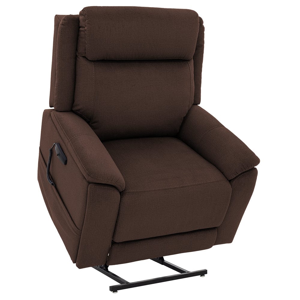 Pride Sitting Pretty Evolution Power Lift Chair Recliner LC-435 Arm Chairs, Recliners & Sleeper Chairs Pride Mobility Small - User Height: 5'3" and Below Mocha - 100% Polyester (Cosi Fabrics)