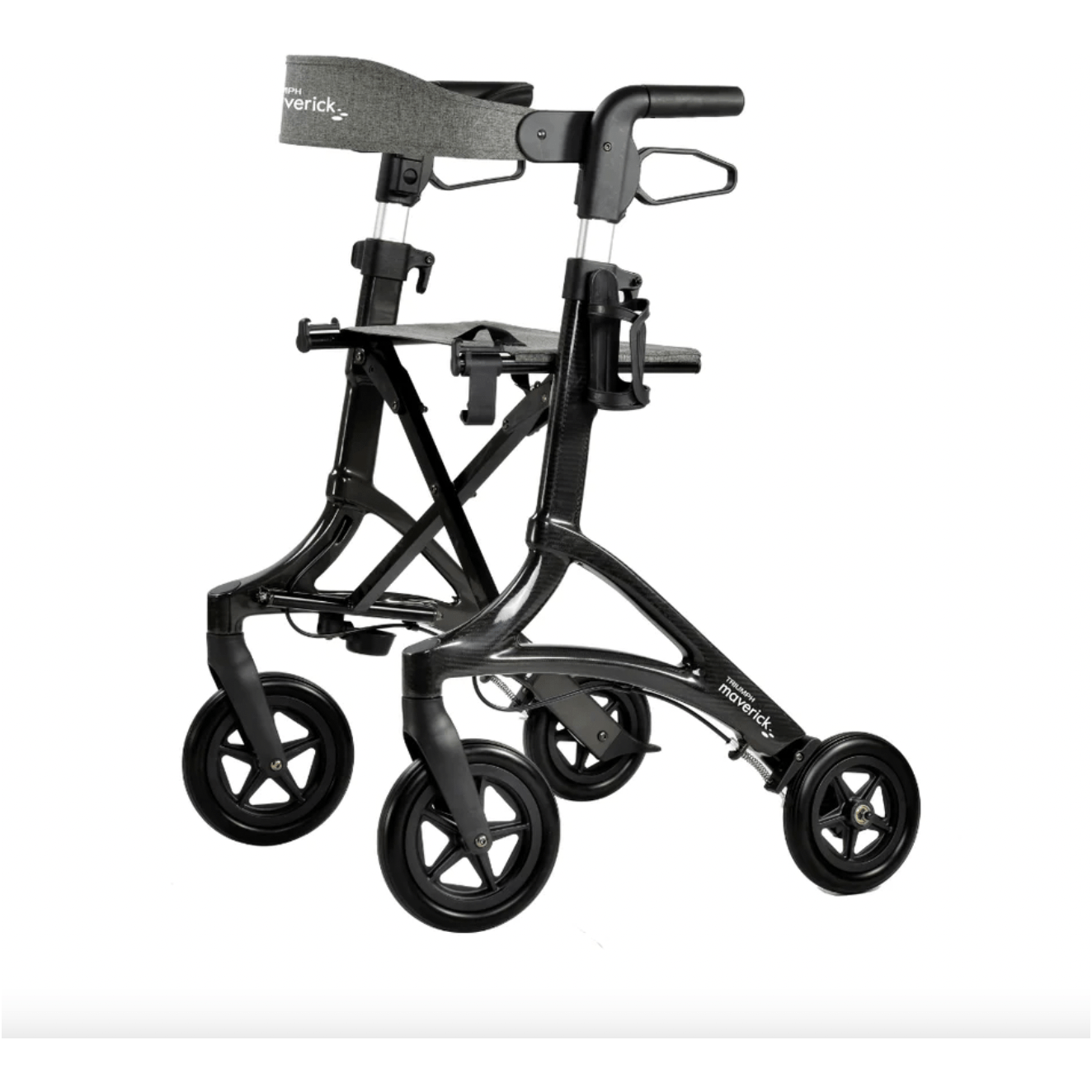 Triumph Mobility Maverick Carbon Fiber Rollator Walkers Triumph Mobility   