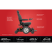 Pride Jazzy 600 ES Full Size Power Wheelchair Power Chair Pride Mobility   