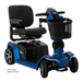 Pride Zero Turn 10 4-Wheel Mobility Scooter Mobility Scooters Pride Mobility Ocean Blue (matte) Molded Plastic Vinyl - 18"W x 17" D ($0) 