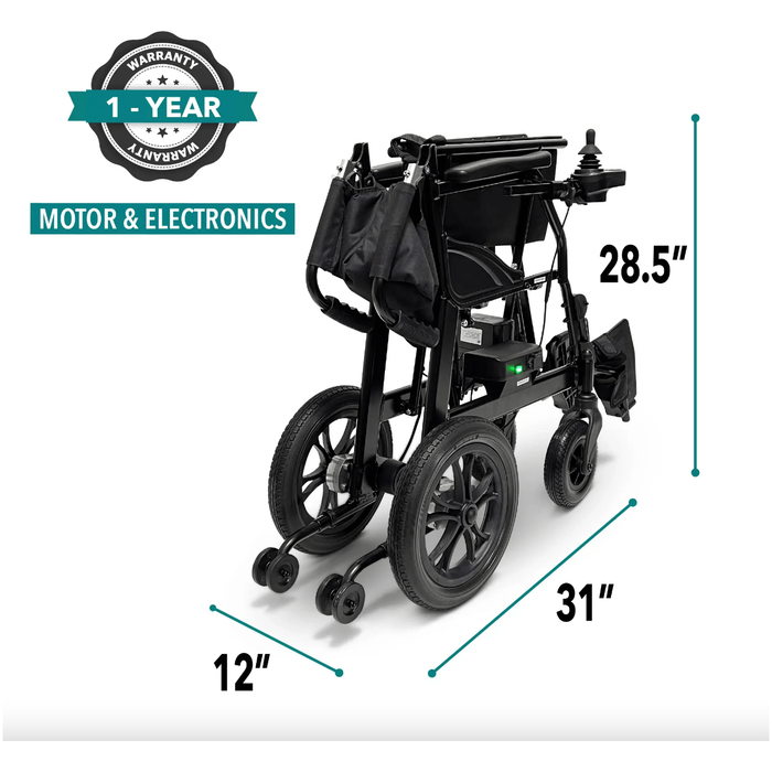 ComfyGo X-Lite Foldable Electric Wheelchair Wheelchairs ComfyGo   