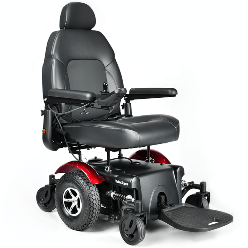 Merits Vision Super (P327) Heavy Duty Power Chair - Free Shipping ...