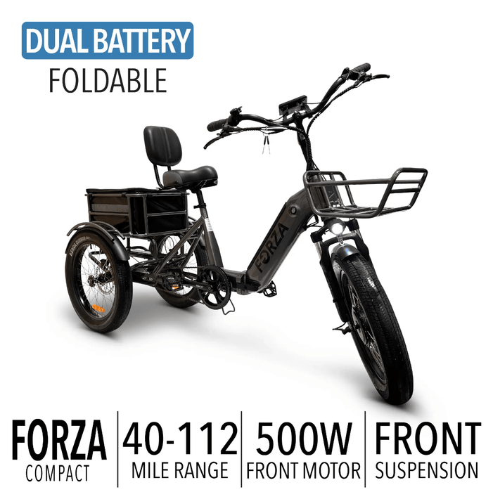 GOBike FORZA Compact Foldable Tricycle Electric Tricycle ComfyGo   