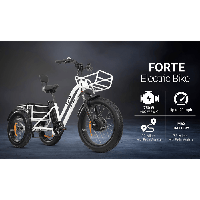 GOBike FORTE Electric All-Terrain Tricycle Electric Tricycle ComfyGo   