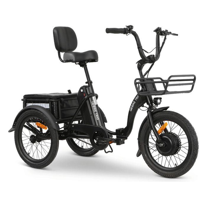 GOBike TRIO Crossover Lightweight Foldable Electric Tricycle Electric Tricycle ComfyGo Black  