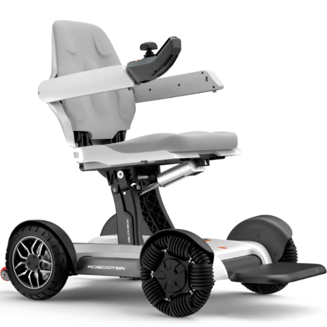 Robooter X40 Automatic Folding All-Terrain Smart Powerchair Power Chair Robooter White  