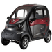 Green Transporter Q Runner Enclosed Mobility Scooter Mobility Scooters Green Transporter Black/Red  