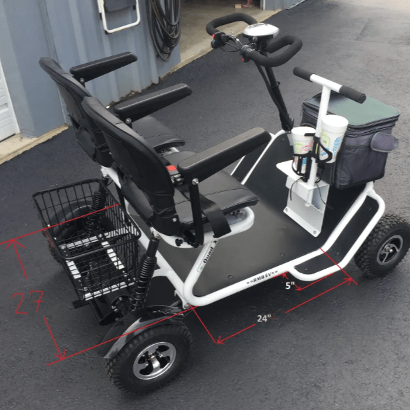 RMB e-Quad XL Dual Seat 4-Wheel Mobility Scooter Mobility Scooters RMB Electric Vehicles   