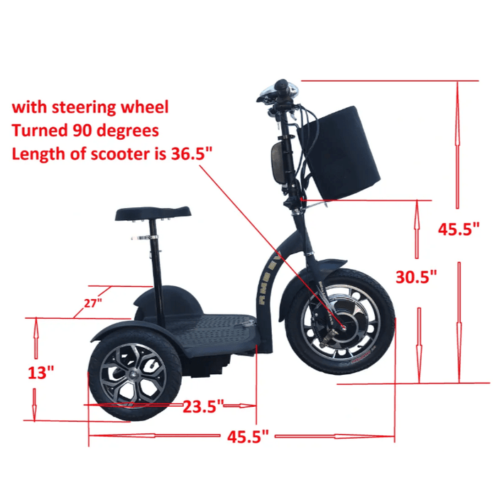 RMB Multi Point QR 3-Wheel Electric Scooter Mobility Scooters RMB Electric Vehicles   