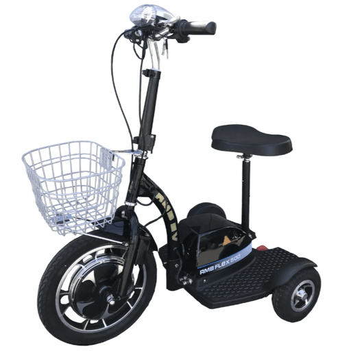 RMB Flex 500 3-Wheel Electric Mobility Scooter Mobility Scooters RMB Electric Vehicles Black  