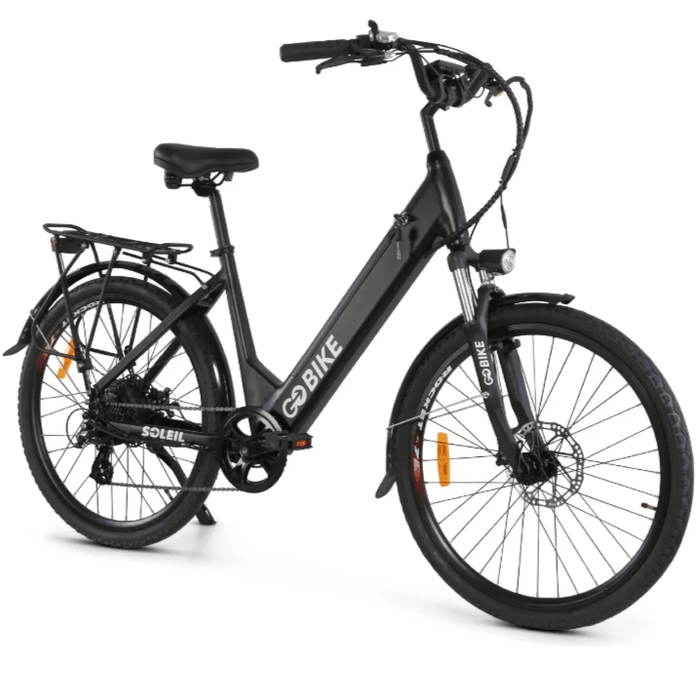 GOBike SOLEIL Electric City Bike Electric Bicycles ComfyGo Black  