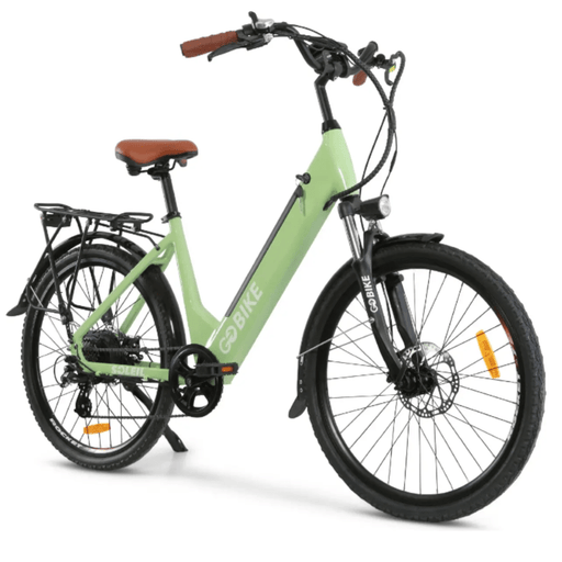 GOBike SOLEIL Electric City Bike Electric Bicycles ComfyGo Cool Mint  