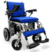 ComfyGo X-7 Super Lightweight Folding Electric Wheelchair Wheelchairs ComfyGo Silver Blue (+$100) 