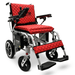 ComfyGo X-7 Super Lightweight Folding Electric Wheelchair Wheelchairs ComfyGo Silver Red (+$100) 