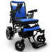 ComfyGo Majestic IQ-7000 Remote Controlled Electric Wheelchair With Optional Auto Fold Wheelchairs ComfyGo Black Blue (+$100) 