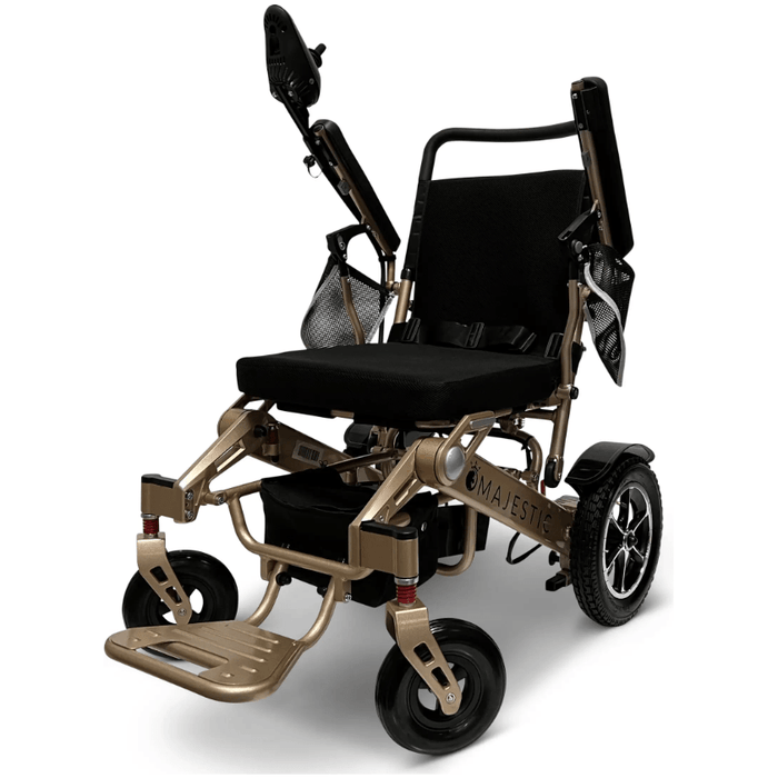 ComfyGo Majestic IQ-7000 Remote Controlled Electric Wheelchair With Optional Auto Fold Wheelchairs ComfyGo Bronze Standard 