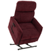 Pride Sitting Pretty Genesis Power Lift Chair Recliner LC-150 Arm Chairs, Recliners & Sleeper Chairs Pride Mobility Small - User Height: 5'3" and Below Cabernet - 100% Polyester (Sophie Fabrics)