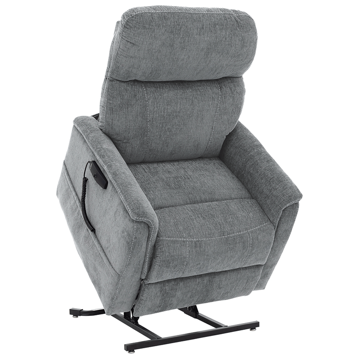 Pride Sitting Pretty Genesis Power Lift Chair Recliner LC-150 Arm Chairs, Recliners & Sleeper Chairs Pride Mobility Small - User Height: 5'3" and Below Shale - 100% Polyester (Sophie Fabrics)