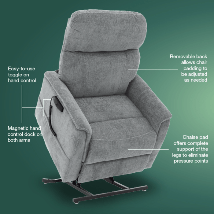 Pride Sitting Pretty Genesis Power Lift Chair Recliner LC-150 Arm Chairs, Recliners & Sleeper Chairs Pride Mobility