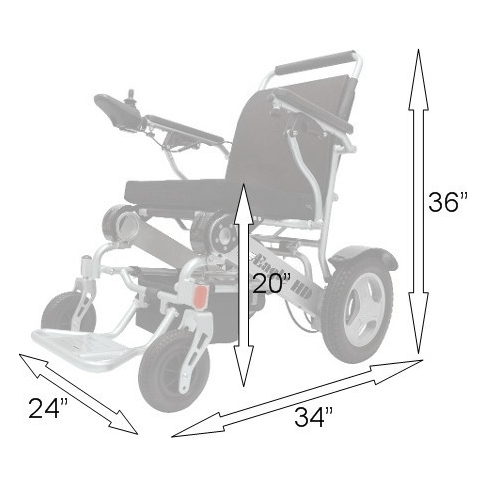 Eagle HD Portable Bariatric Power Wheelchair Wheelchairs Discover My Mobility