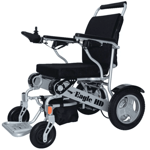 Eagle HD Portable Bariatric Power Wheelchair Wheelchairs Discover My Mobility Silver