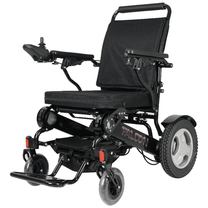 Falcon Foldable Reclining Power Wheelchair Wheelchairs Discover My Mobility Black