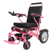 Falcon Foldable Reclining Power Wheelchair Wheelchairs Discover My Mobility Pink