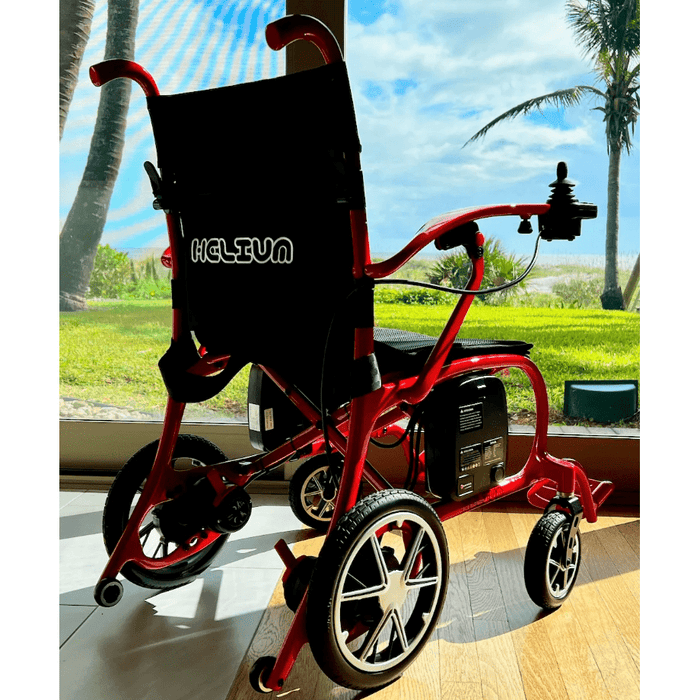 Helium 26 lbs Carbon Fiber Foldable Power Wheelchair Wheelchairs Discover My Mobility