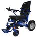 Electra 7 HD Wide Bariatric Foldable Power Chair Wheelchairs Discover My Mobility Blue