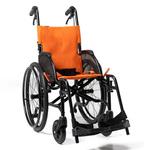 Feather Kids Wheelchair 12 lbs Lightweight Manual Chair for Children Wheelchairs Feather 12" (only comes in orange)