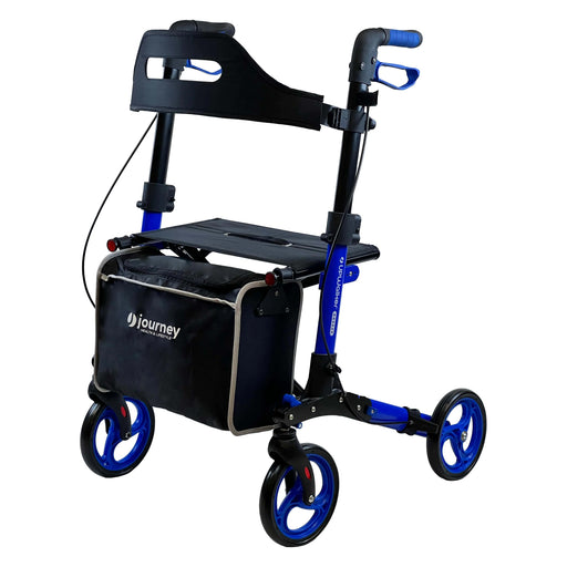 UpWalker Breeze Lightweight Folding Upright Rollator Rollator UpWalker Blue  