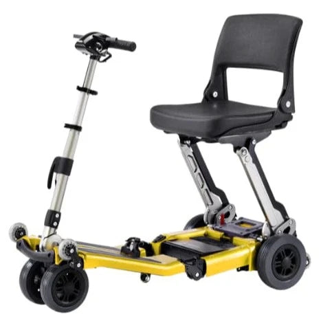 FreeRider Luggie Standard Folding Travel Scooter Mobility Scooters FreeRider Yellow  