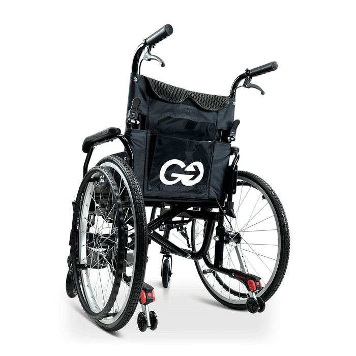 ComfyGo X-1 Manual Folding Lightweight Travel Wheelchair Wheelchairs ComfyGo   