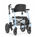 Triumph Prestige Hybrid 2 in 1 Rollator Transport Chair Walkers Triumph Mobility Sky Blue  